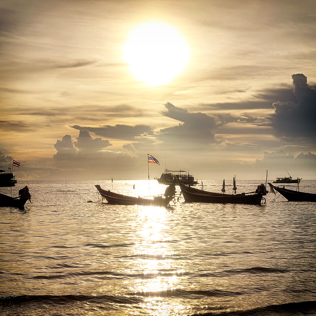 Sunset at Sairee Beach