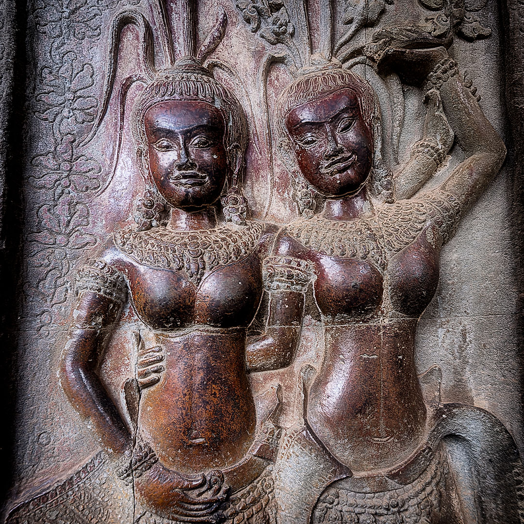 Devatas at Angkor Wat Part.2
