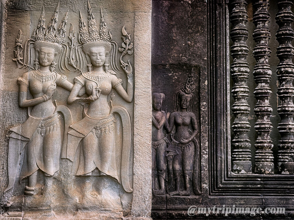 Devatas at Angkor Wat Part.2 (9)